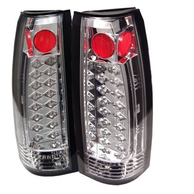 Chevy Silverado 1988-1998 Clear LED Tail Lights