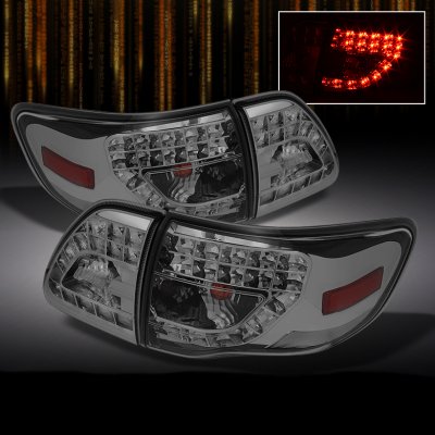 Toyota Corolla 2009-2011 Smoked LED Tail Lights
