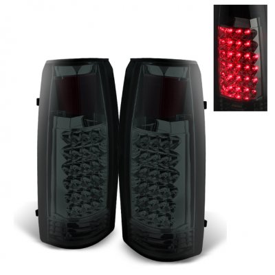 Chevy 2500 Pickup 1988-1998 LED Tail Lights Smoked