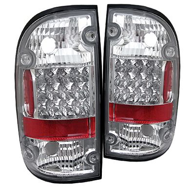 Toyota Tacoma 1995-2000 Clear LED Tail Lights