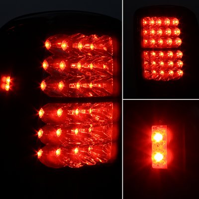 Chevy Suburban 2000-2006 LED Tail Lights Red and Clear
