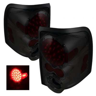 Mercury Mountaineer 2002-2005 Smoked LED Tail Lights