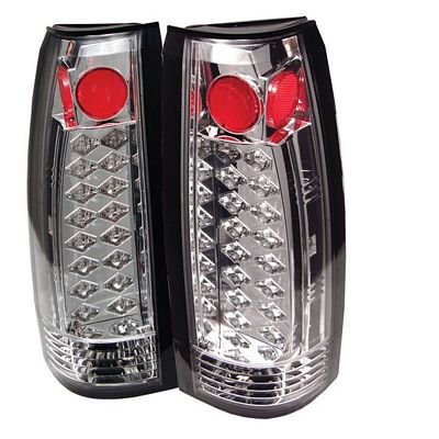 Chevy Tahoe 1995-1999 Clear LED Tail Lights
