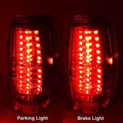 Chevy Avalanche 2007-2013 Black LED Tail Lights