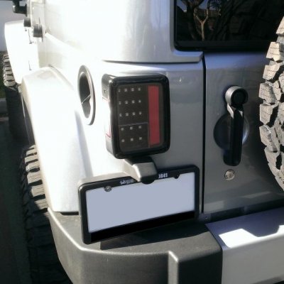 Jeep Wrangler JK 2007-2015 LED Tail Lights Black