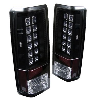 Chevy Astro 1985-2004 Black LED Tail Lights