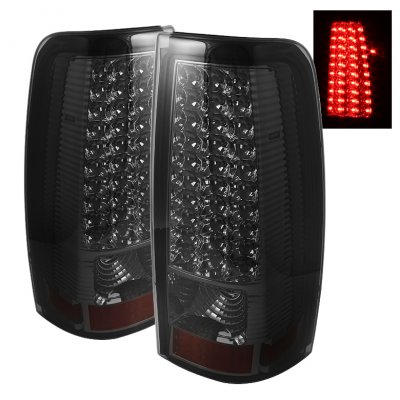 GMC Sierra 1999-2006 Smoked LED Tail Lights
