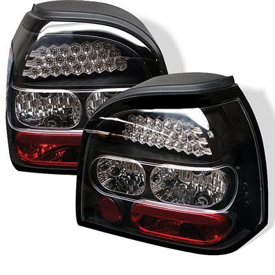 VW Golf 1993-1998 Black LED Tail Lights