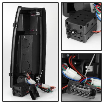 GMC Sierra 1988-1998 LED Tail Lights Smoked