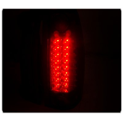Chevy 1500 Pickup 1988-1998 Smoked LED Tail Lights