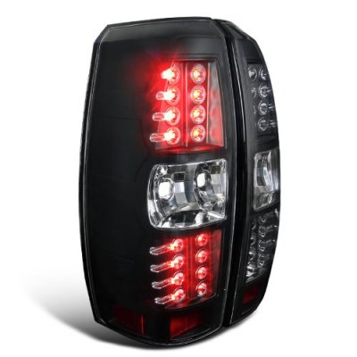 Chevy Avalanche 2007-2013 LED Tail Lights Black