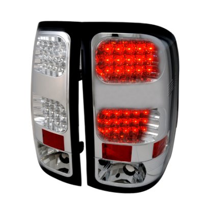 GMC Sierra 2007-2013 Clear LED Tail Lights