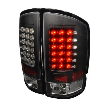 Dodge Ram 2002-2006 Black LED Tail Lights