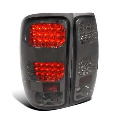 GMC Sierra 2007-2013 Smoked LED Tail Lights