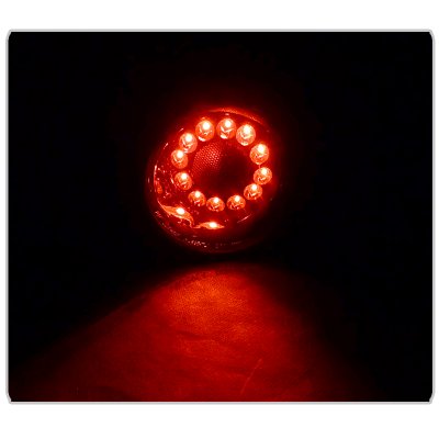 Chevy Cobalt Coupe 2005-2010 Red and Smoked LED Tail Lights