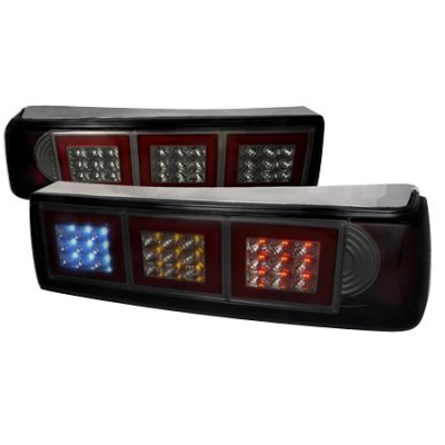 Ford Mustang 1987-1993 Smoked LED Tail Lights
