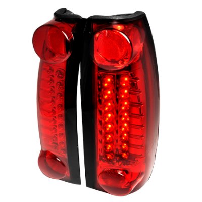 GMC Yukon 1992-1999 Red LED Tail Lights