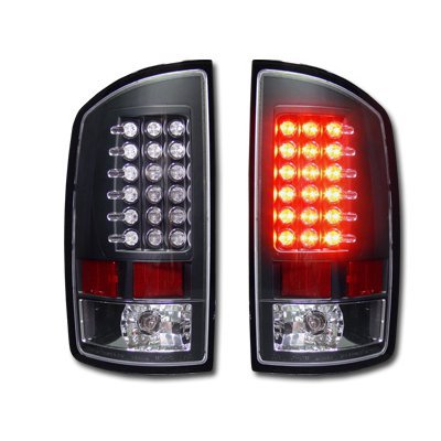 Dodge Ram 2002-2006 Black LED Tail Lights