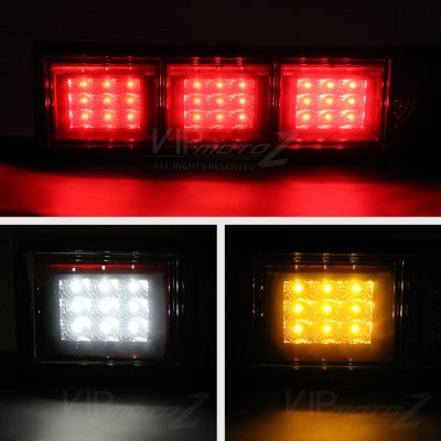 Ford Mustang 1987-1993 Smoked LED Tail Lights
