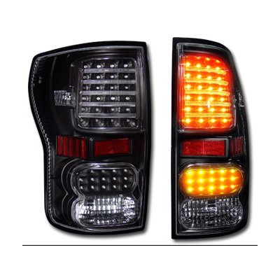 Toyota Tundra 2007-2013 Black LED Tail Lights