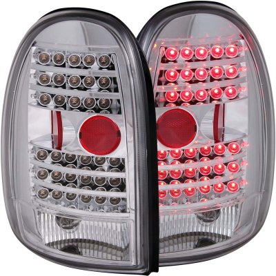Dodge Caravan 1996-2000 Chrome LED Tail Lights