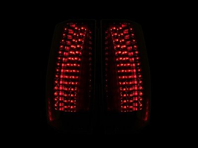 Chevy Suburban 2007-2014 Smoked LED Tail Lights
