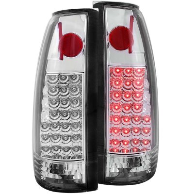 Chevy Blazer Full Size 1992-1994 Chrome LED Tail Lights