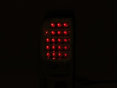 Chevy Silverado 1500HD 2001-2002 LED Tail Lights Chrome