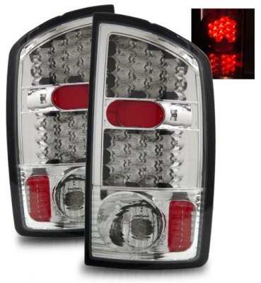 Dodge Ram 2002-2006 Chrome LED Tail Lights