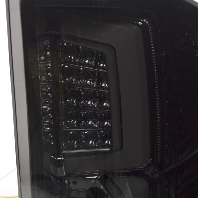 Chevy Silverado 2500HD 2007-2014 Custom LED Tail Lights Smoked
