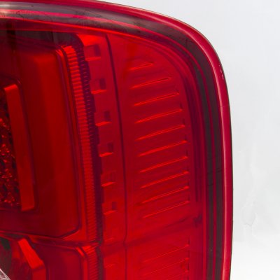 Chevy Silverado 3500HD 2007-2014 Custom LED Tail Lights Red