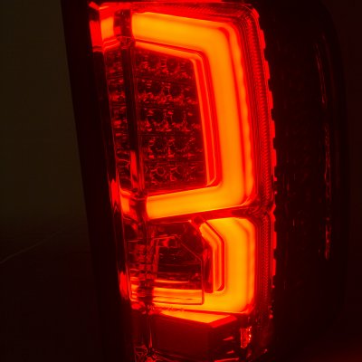 Chevy Silverado 2500HD 2007-2014 Custom LED Tail Lights Smoked