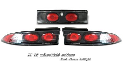 Mitsubishi Eclipse 1995-1999 Black Altezza Tail Lights Set