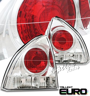 Honda Prelude 1992-1996 Clear Altezza Tail Lights