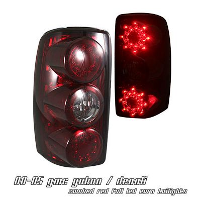 Chevy Tahoe 2000-2006 Red Smoked LED Tail Lights