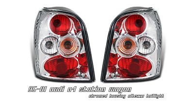Audi A4 Station Wagon 1995-2001 Clear Altezza Tail Lights