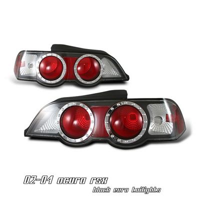 Acura RSX 2002-2004 JDM Black Altezza Tail Lights