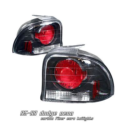 Dodge Neon 1995-1999 Carbon Fiber Altezza Tail Lights