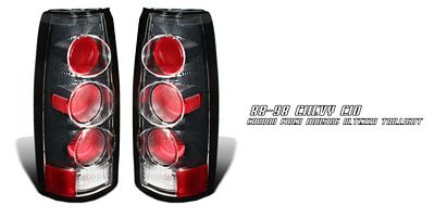 Cadillac Escalade 1999-2000 Carbon Fiber Altezza G2 Tail Lights