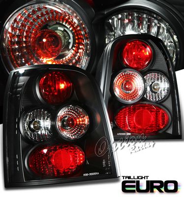 Audi A4 Station Wagon 1995-2001 Black Altezza Tail Lights