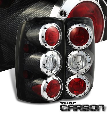 GMC Yukon 2000-2006 Carbon Fiber Altezza Tail Lights