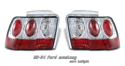 Ford Mustang 1999-2004 Clear Altezza Tail Lights