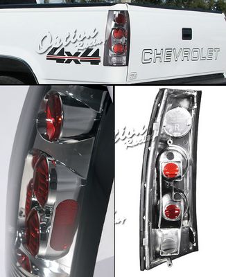 Chevy 1500 Pickup 1988-1998 Smoked Altezza Tail lights