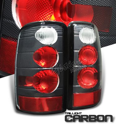 GMC Yukon Denali 2001-2006 Carbon Fiber Altezza Tail Lights