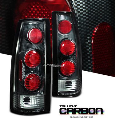 Chevy Suburban 1992-1999 Carbon Fiber Altezza G1 Tail Lights