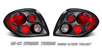 Hyundai Tiburon 2000-2002 Carbon Fiber Altezza Tail Lights