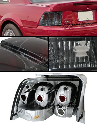 Ford Mustang 1999-2004 Smoked Altezza Tail Lights