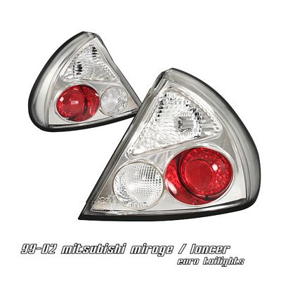 Mitsubishi Mirage 1999-2002 Clear Altezza Tail Lights