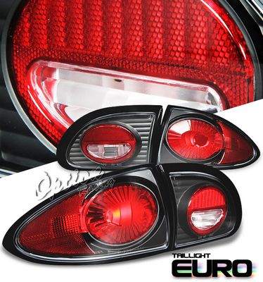 Chevy Cavalier 1995-2002 Black Altezza Tail Lights