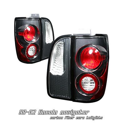 Lincoln Navigator 1998-2002 Carbon Fiber Altezza Tail Lights